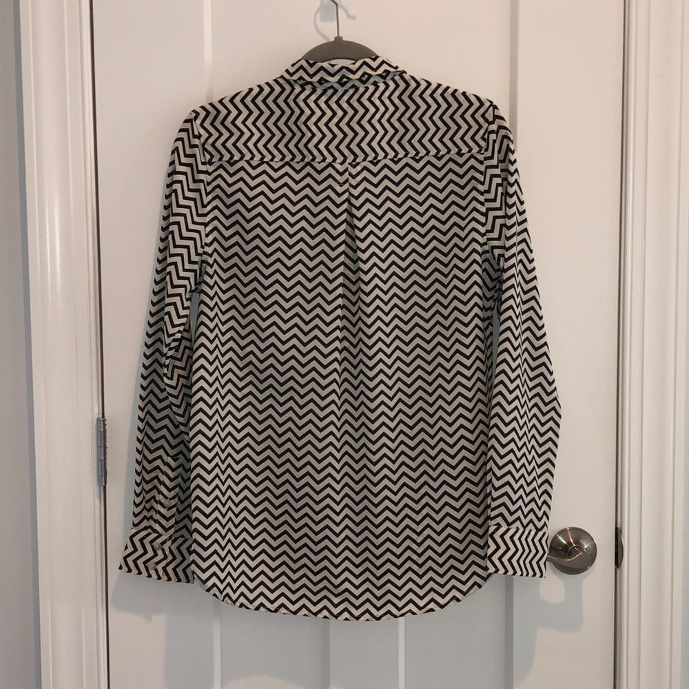 American Eagle Fabulous & Chic Button Down Top Blouse Sz M - Picture 4 of 4
